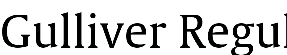 Gulliver Regular Font Download Free